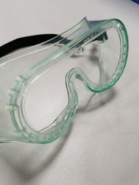 Sıçrama Korumalı Güvenlik Gözlükleri Çerçeve Kristal Şeffaf PVC Anti Sis Çevre Dostu